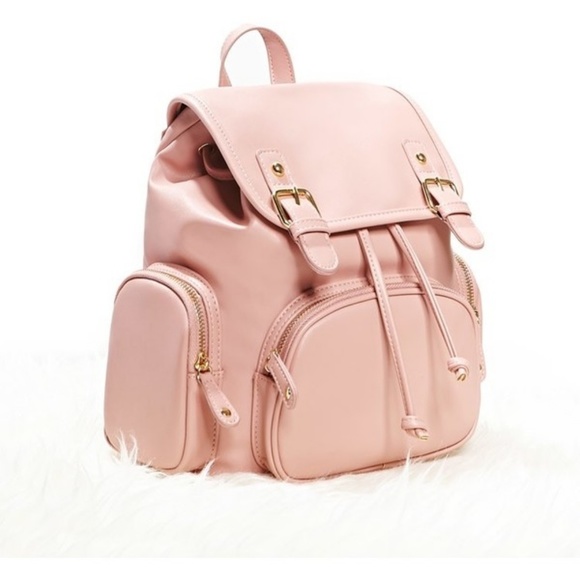 baby pink backpack